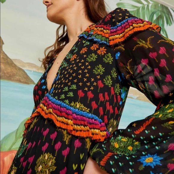 Farm Rio Floral Maxi Dress - Picture 5 of 15